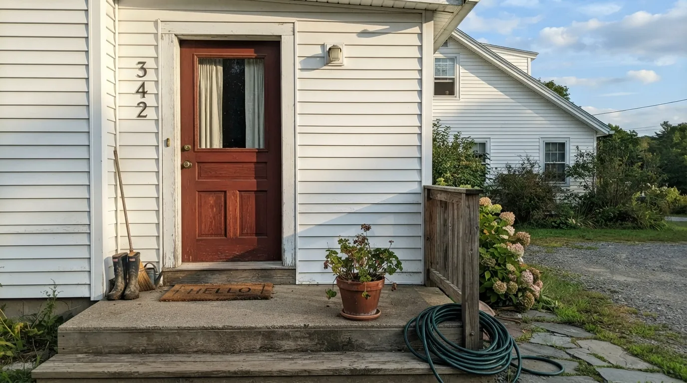 Benjamin Moore Cottage Red in a real room