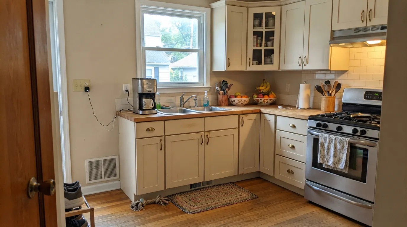 Benjamin Moore Creamy White in a real room
