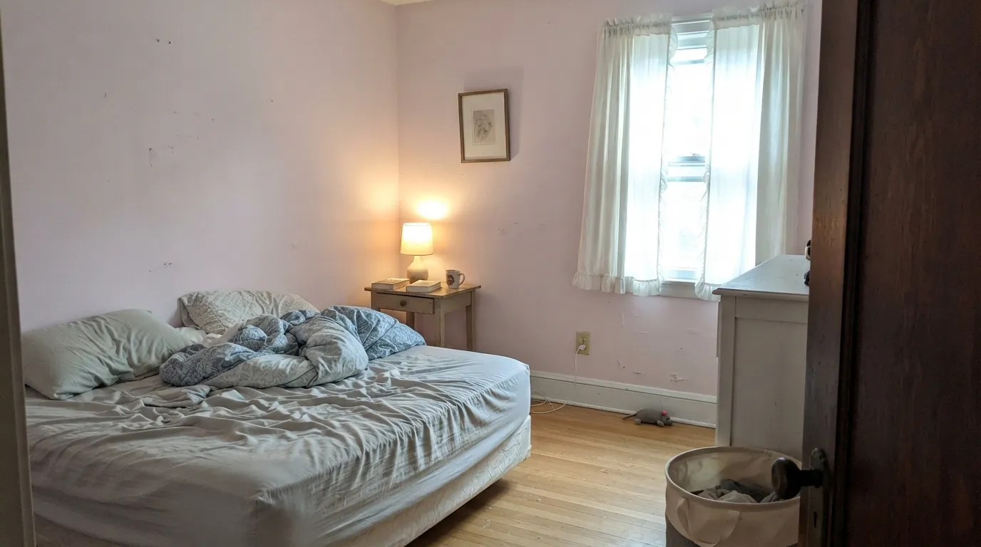 Benjamin Moore Dream Whip in a real room