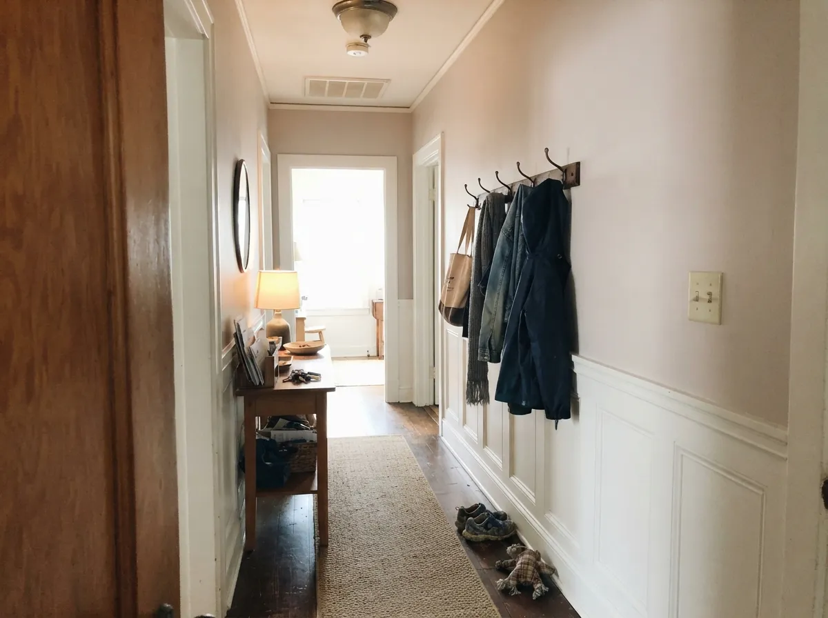 The Historical Colors default in its natural habitat: quiet enough to disappear into old woodwork instead of competing with it.