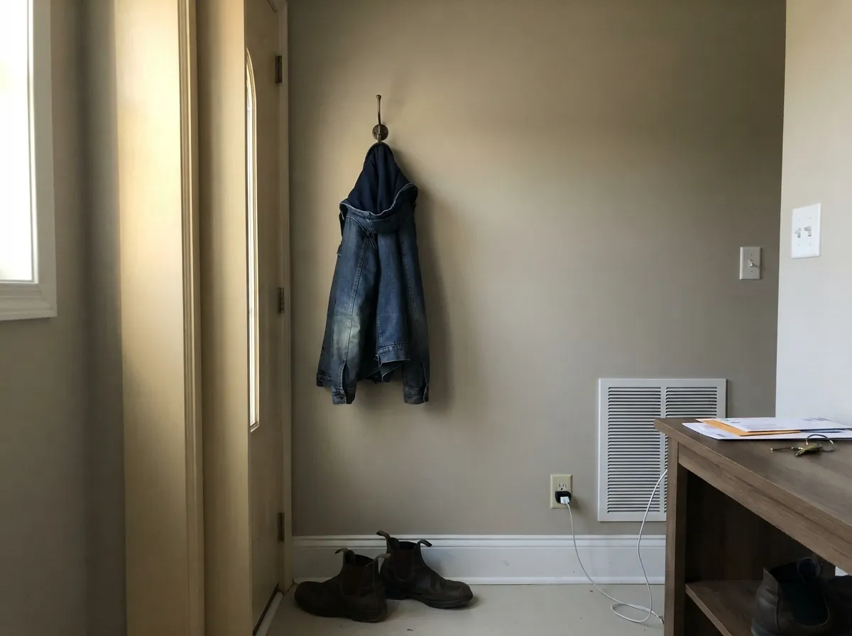Its most reliable job: trim and doors run against a deeper wall color, softening the line instead of cutting it.