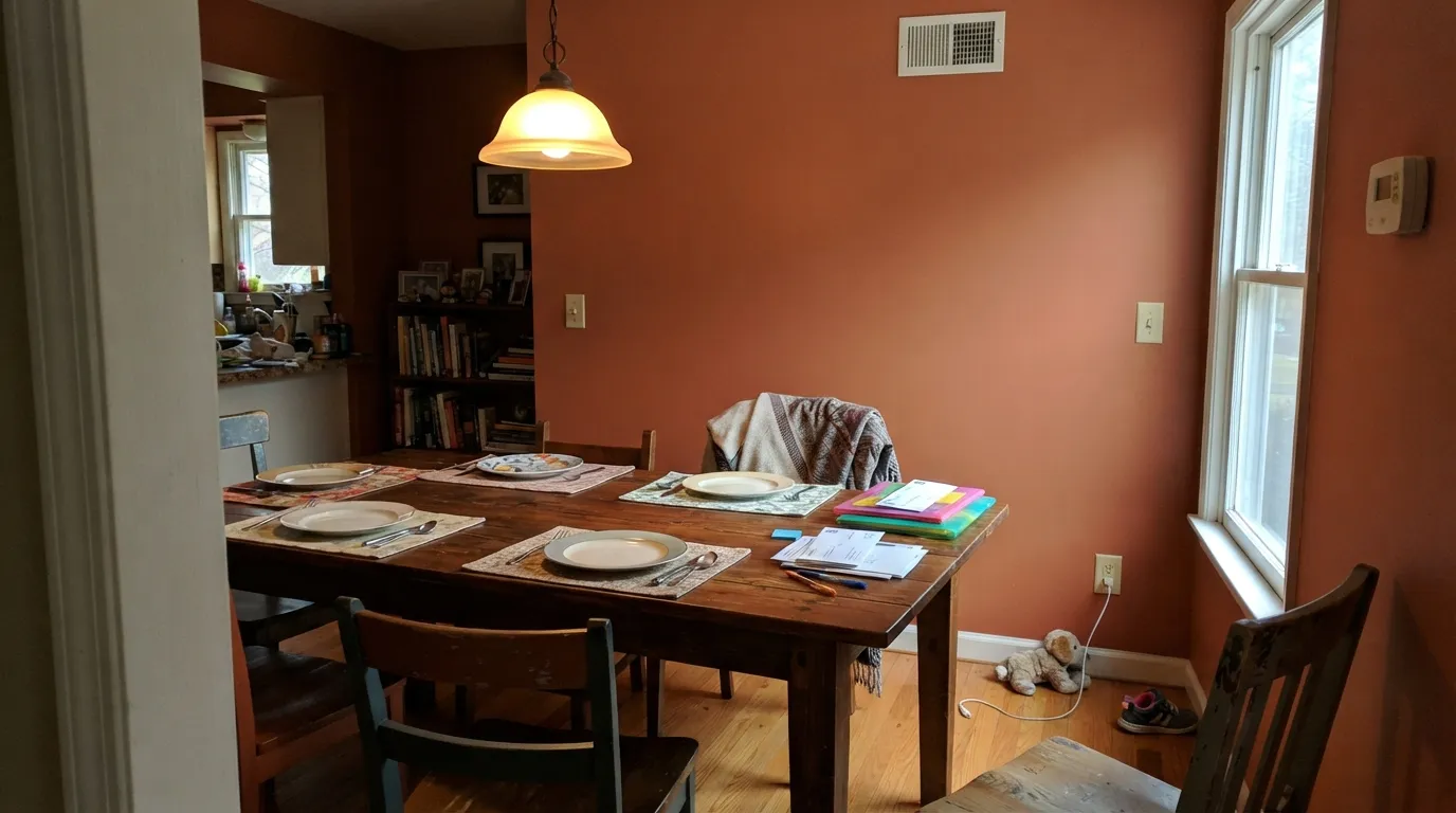 Benjamin Moore Firenze in a real room