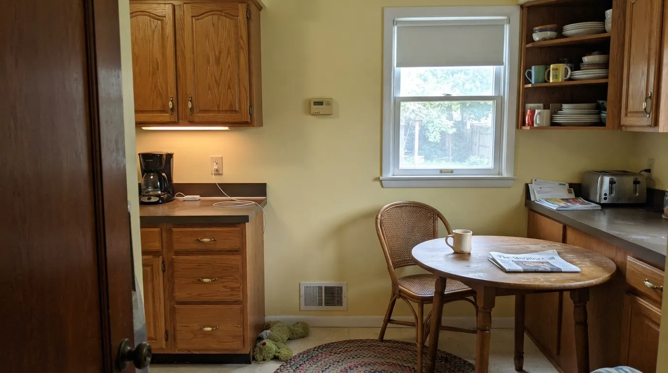 Benjamin Moore Fresh Air in a real room