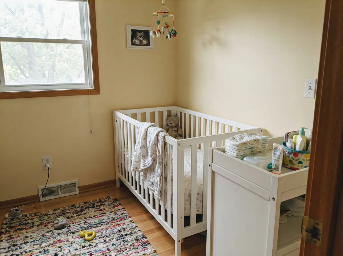 Its calling card: nurseries and kids' rooms, where the calm warmth reads gentle instead of babyish.