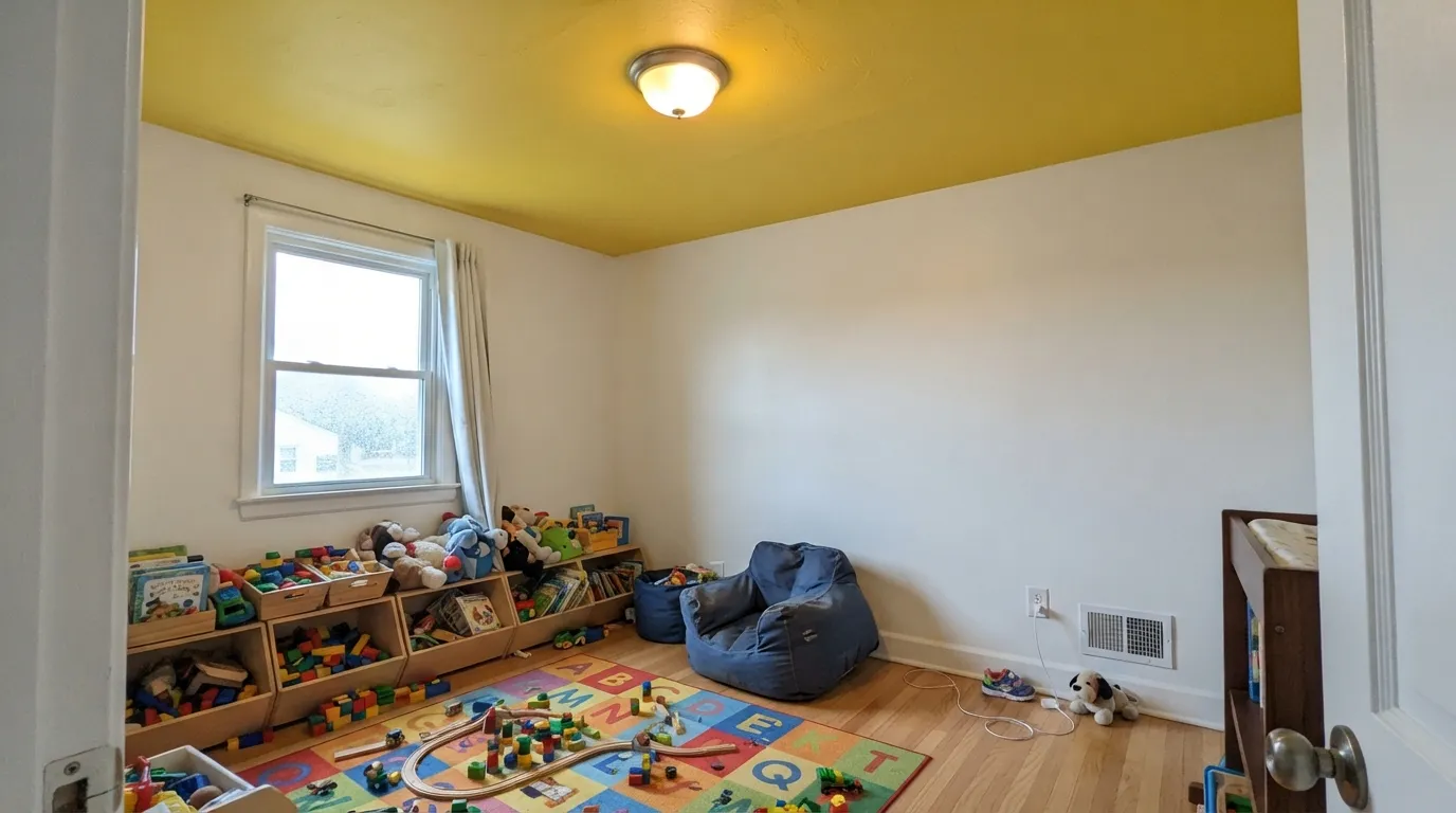 Benjamin Moore Golden Orchards in a real room