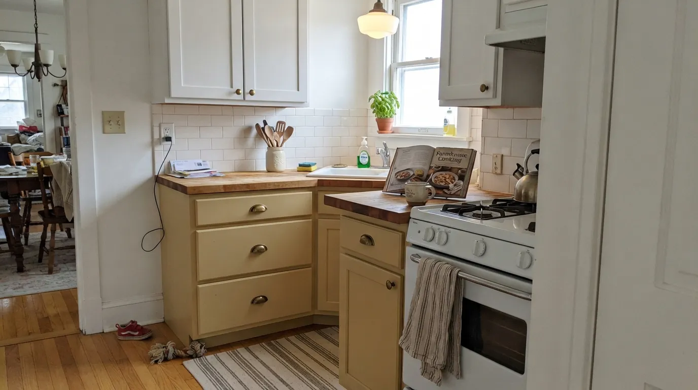 Benjamin Moore Golden Straw in a real room