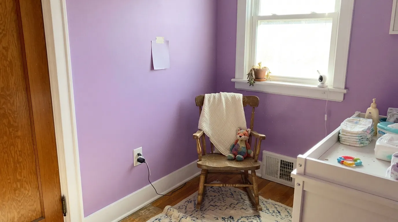 The honest surprise: in strong daylight it reads far more saturated than the little chip promised — sample big before you commit a whole room.