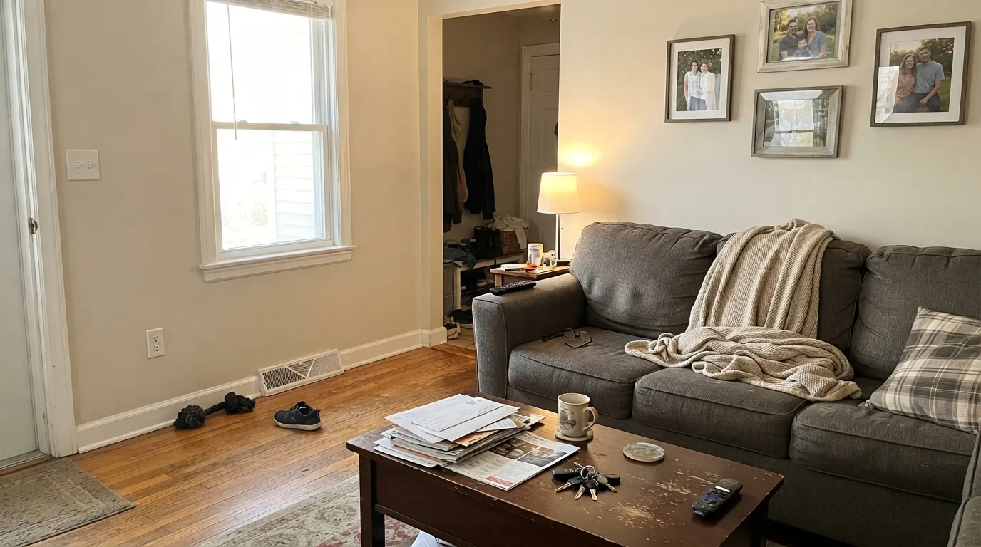 Benjamin Moore Maritime White in a real room