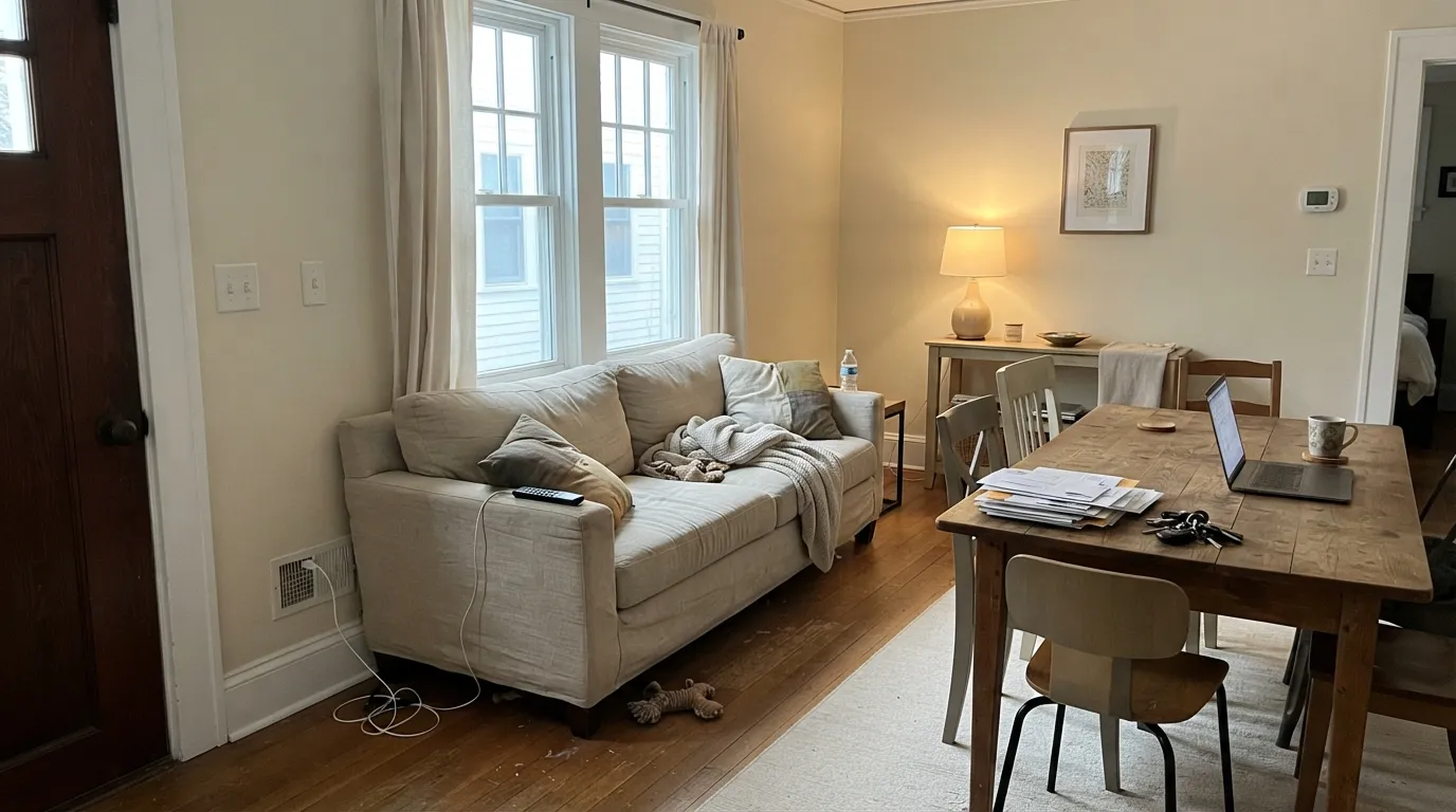 Benjamin Moore Natural Cream in a real room