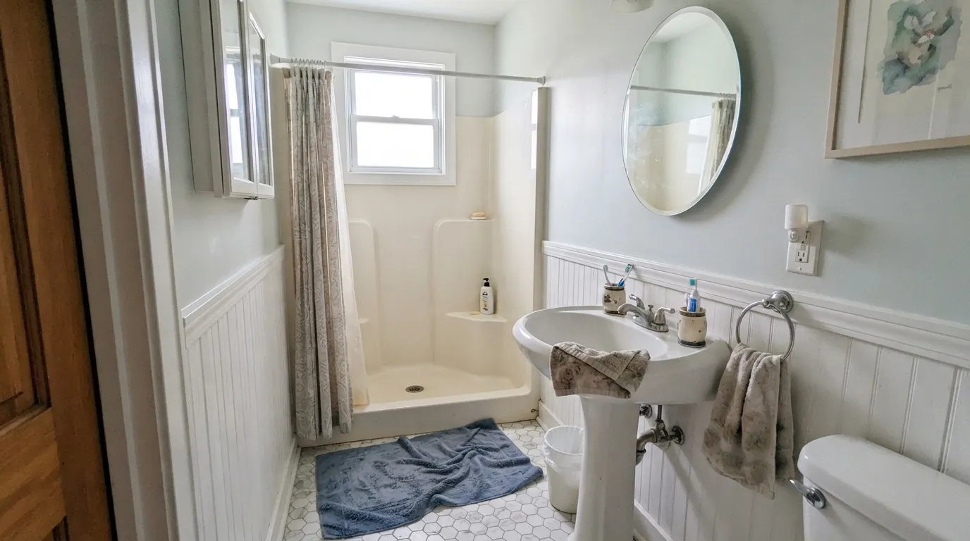 Benjamin Moore Ocean Air in a real room