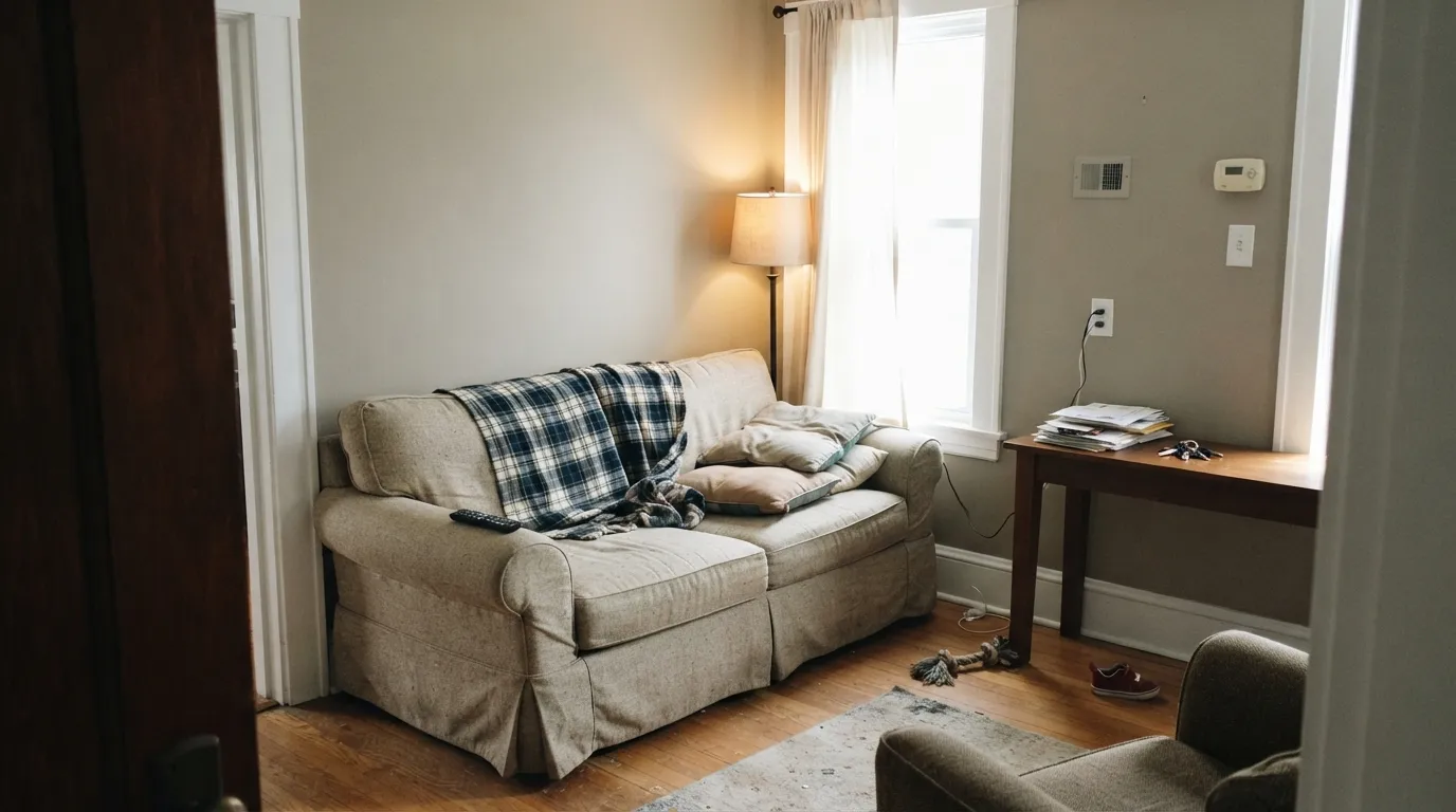 Benjamin Moore Oxford White in a real room