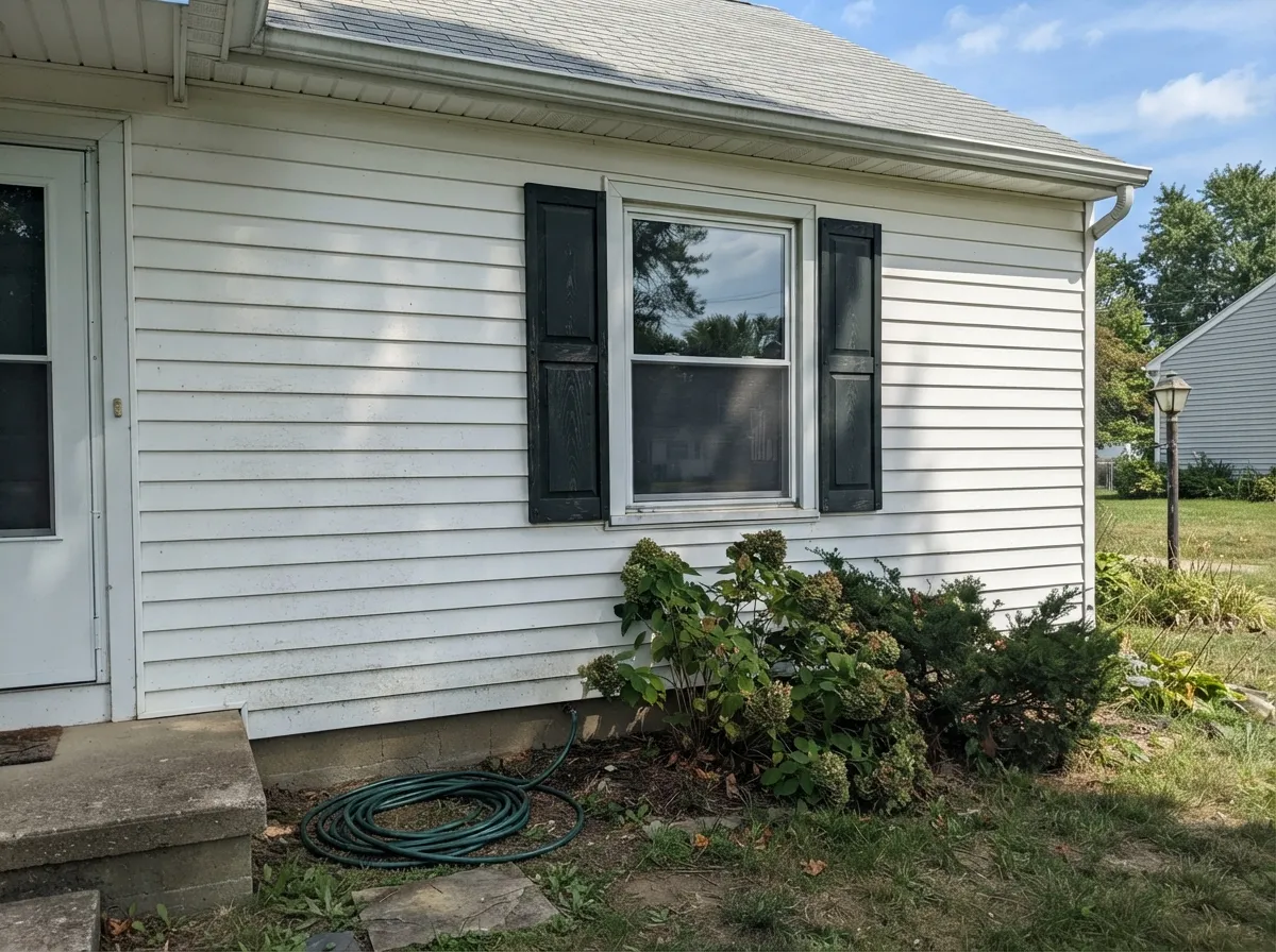 Shutters over white siding — a dependable, low-risk pairing that reads expensive without shouting.