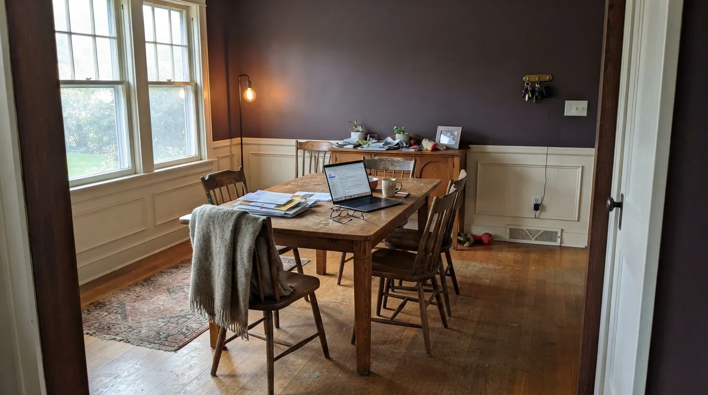 Benjamin Moore Silhouette in a real room