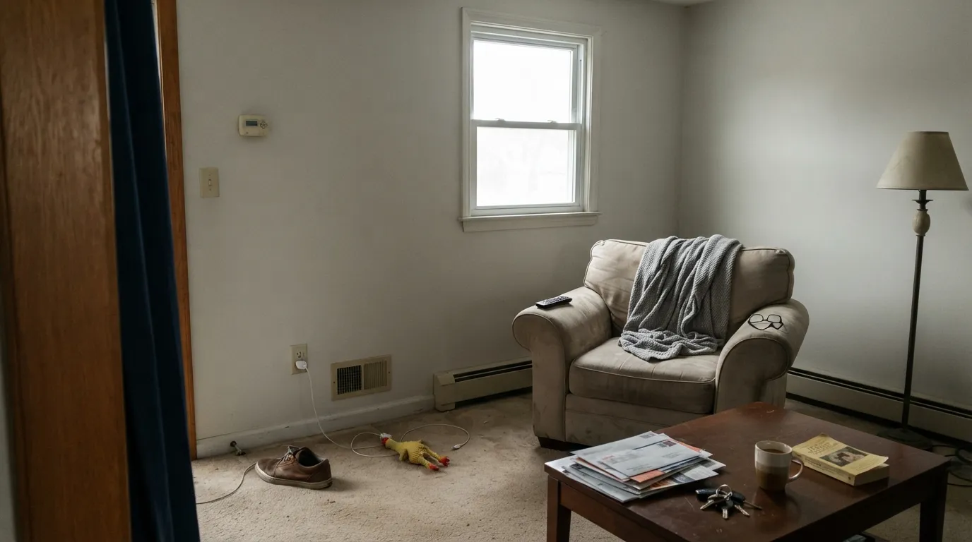 The honest shot: in a dim north room with the lamps off, the warmth drains out and Silver Satin goes flat and dingy — exactly the situation the bad reviews describe.