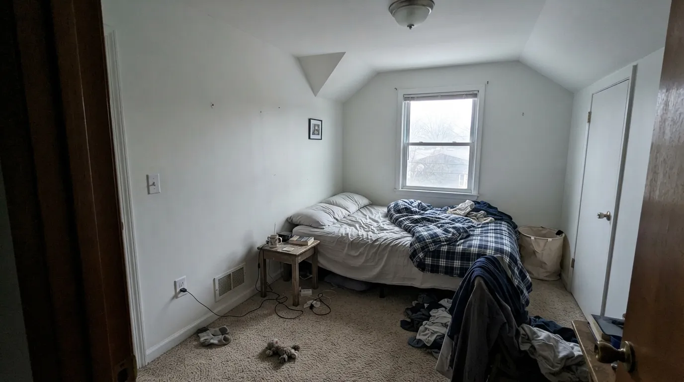 The honest shot: in a dim north room with no lamps, the little warmth it has drains out and it just goes flat.