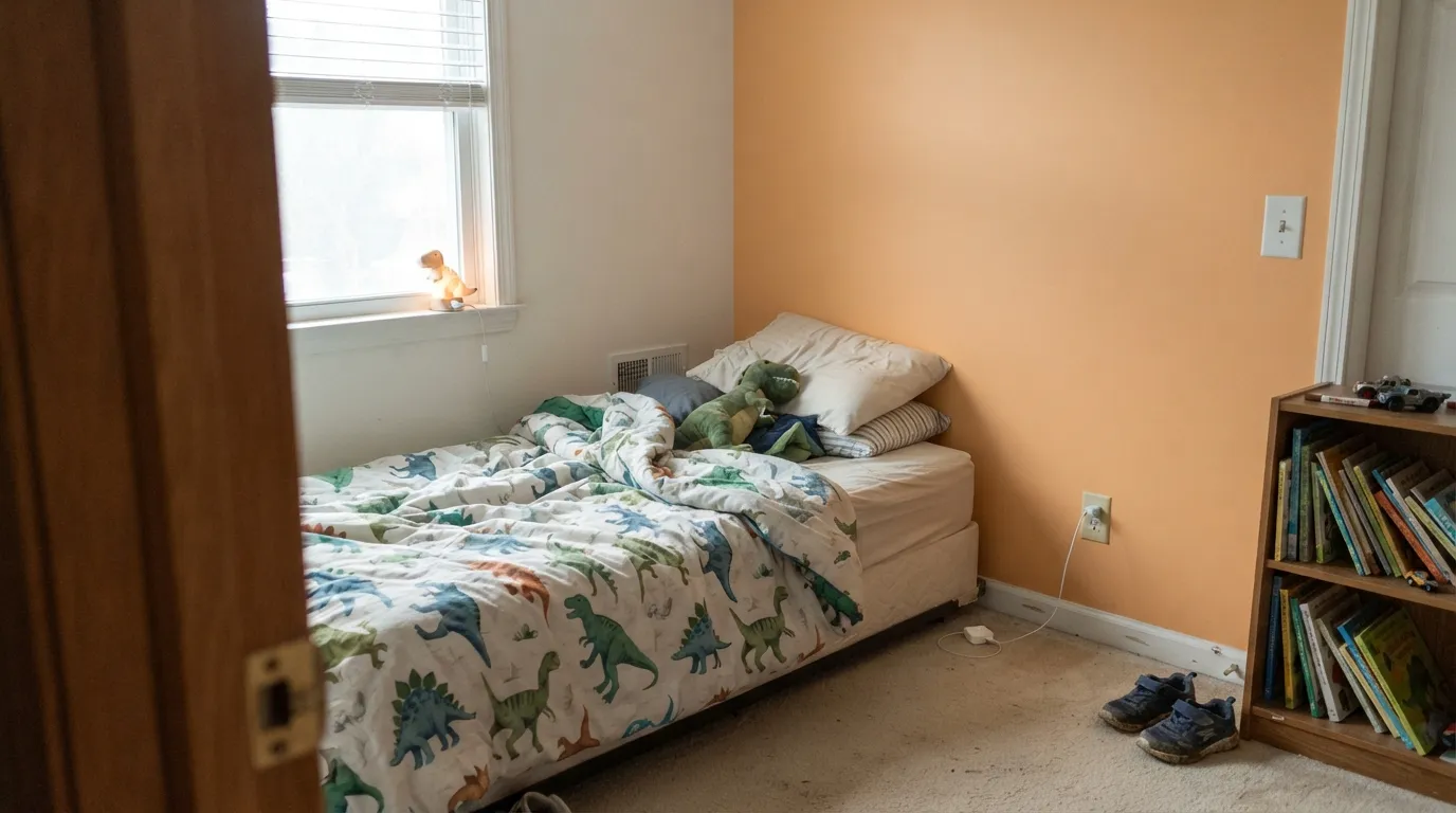 Benjamin Moore Soft Pumpkin in a real room