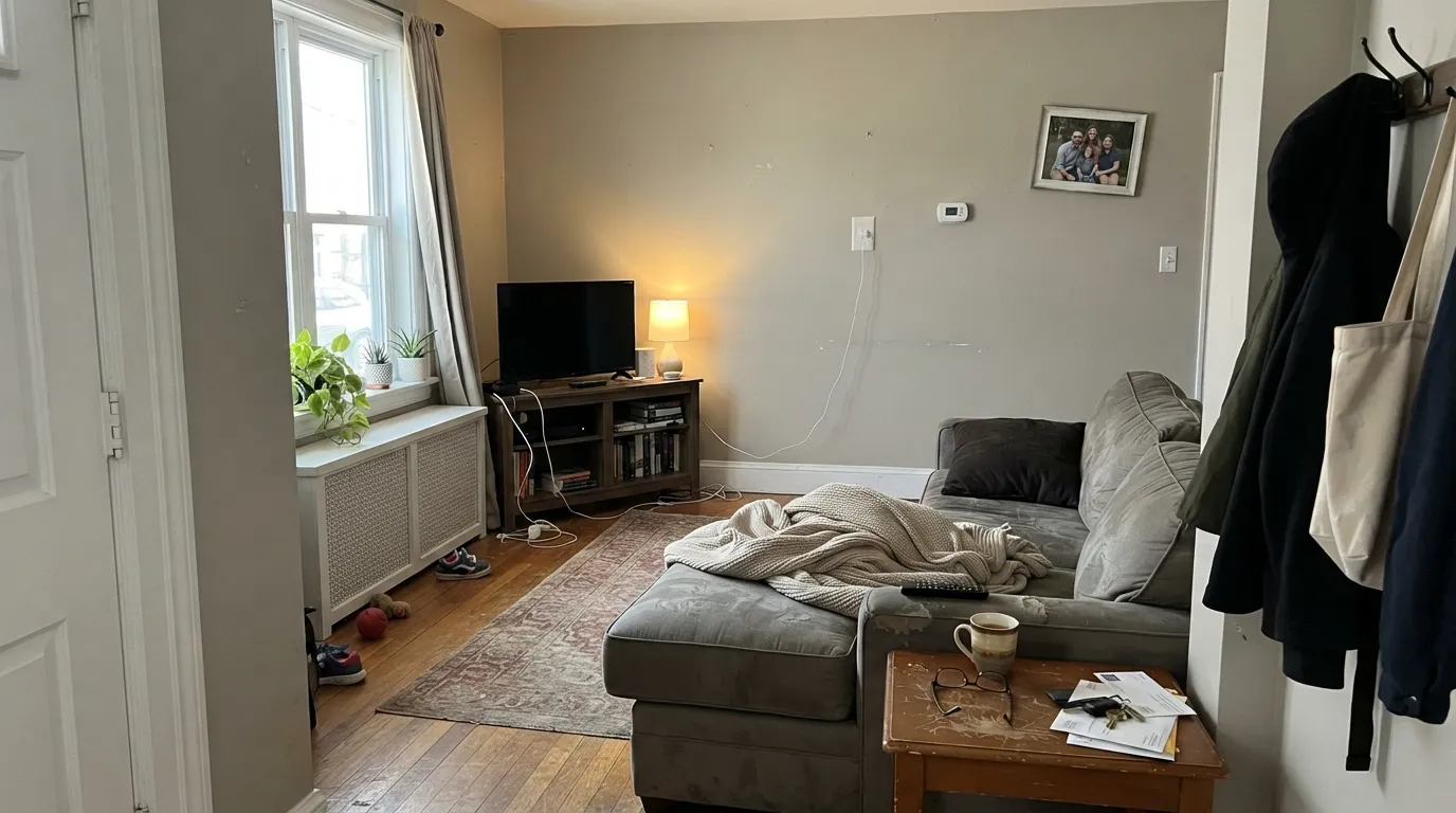 Benjamin Moore Thunder in a real room