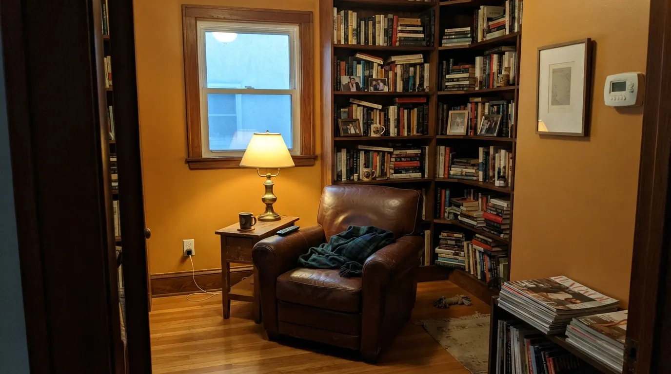 Benjamin Moore Topaz in a real room