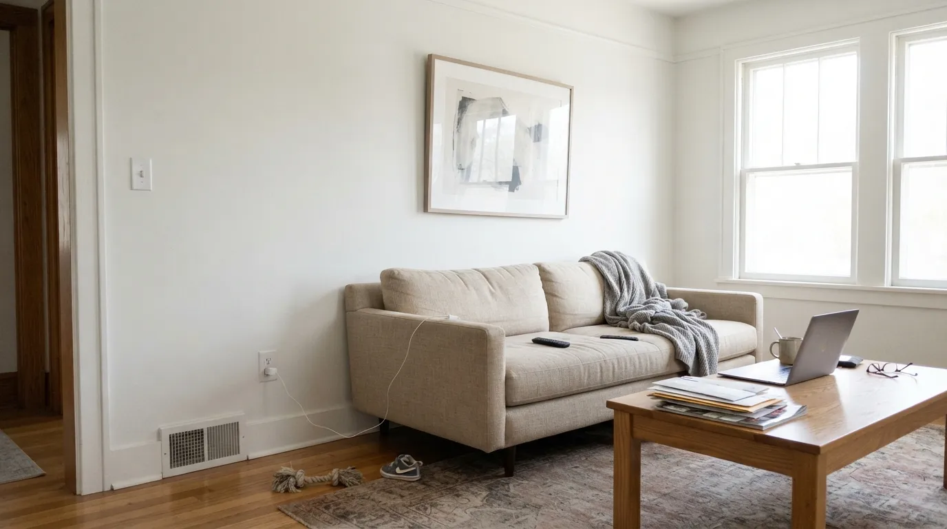 Benjamin Moore White in a real room