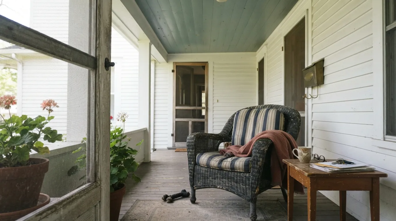 Benjamin Moore Woodlawn Blue in a real room