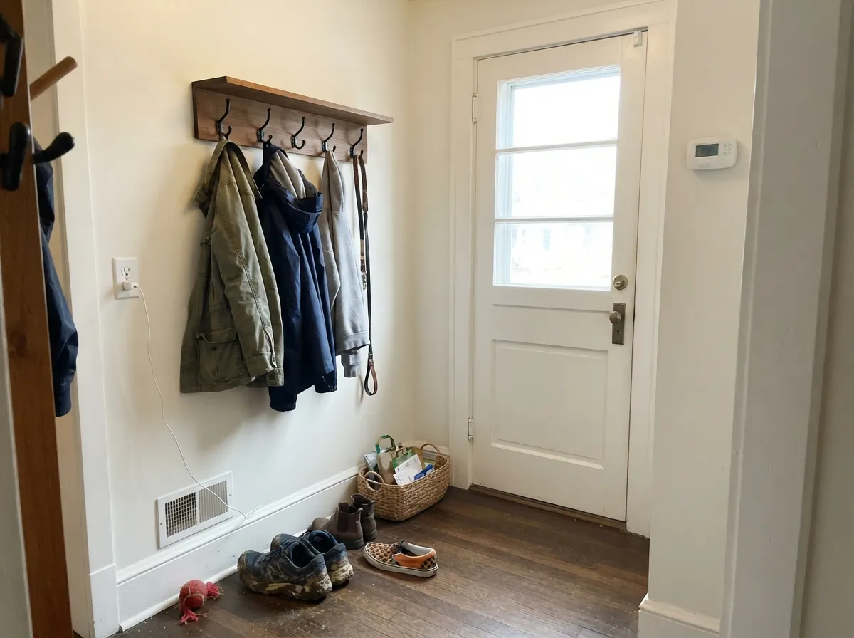 In a high-traffic mudroom the semi-gloss trim version wipes clean and stays crisp under real use.
