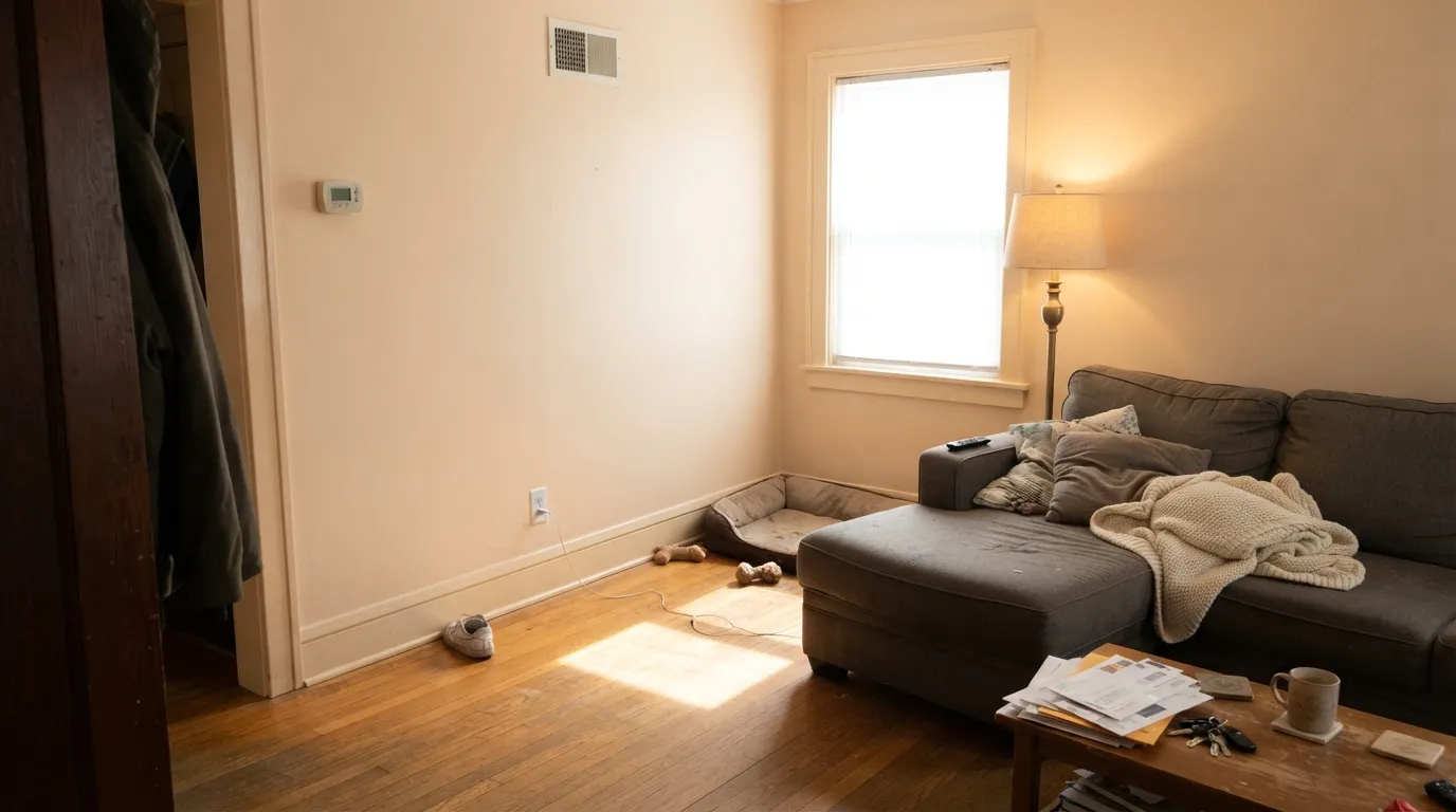 Dunn-Edwards Alabaster in a real room