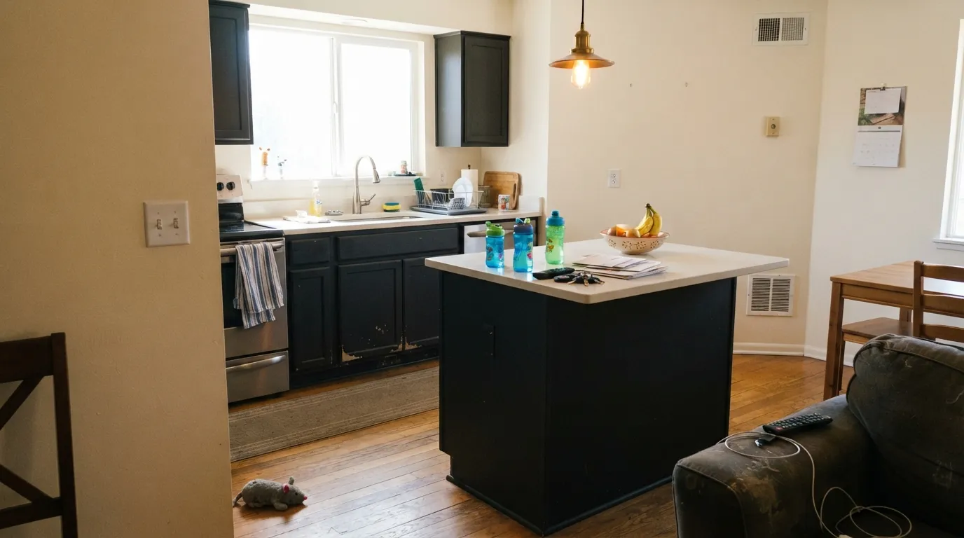 Dunn-Edwards Black in a real room