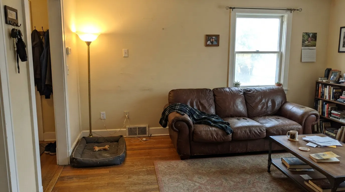 Dunn-Edwards Bone in a real room