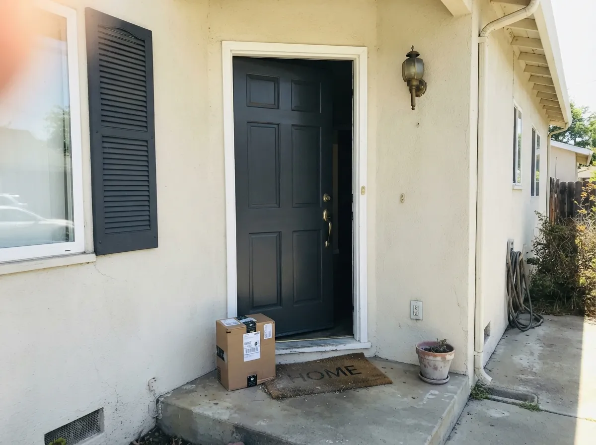 The Front Door collection job: at noon the charcoal lifts off black and you can name the gray from the sidewalk.