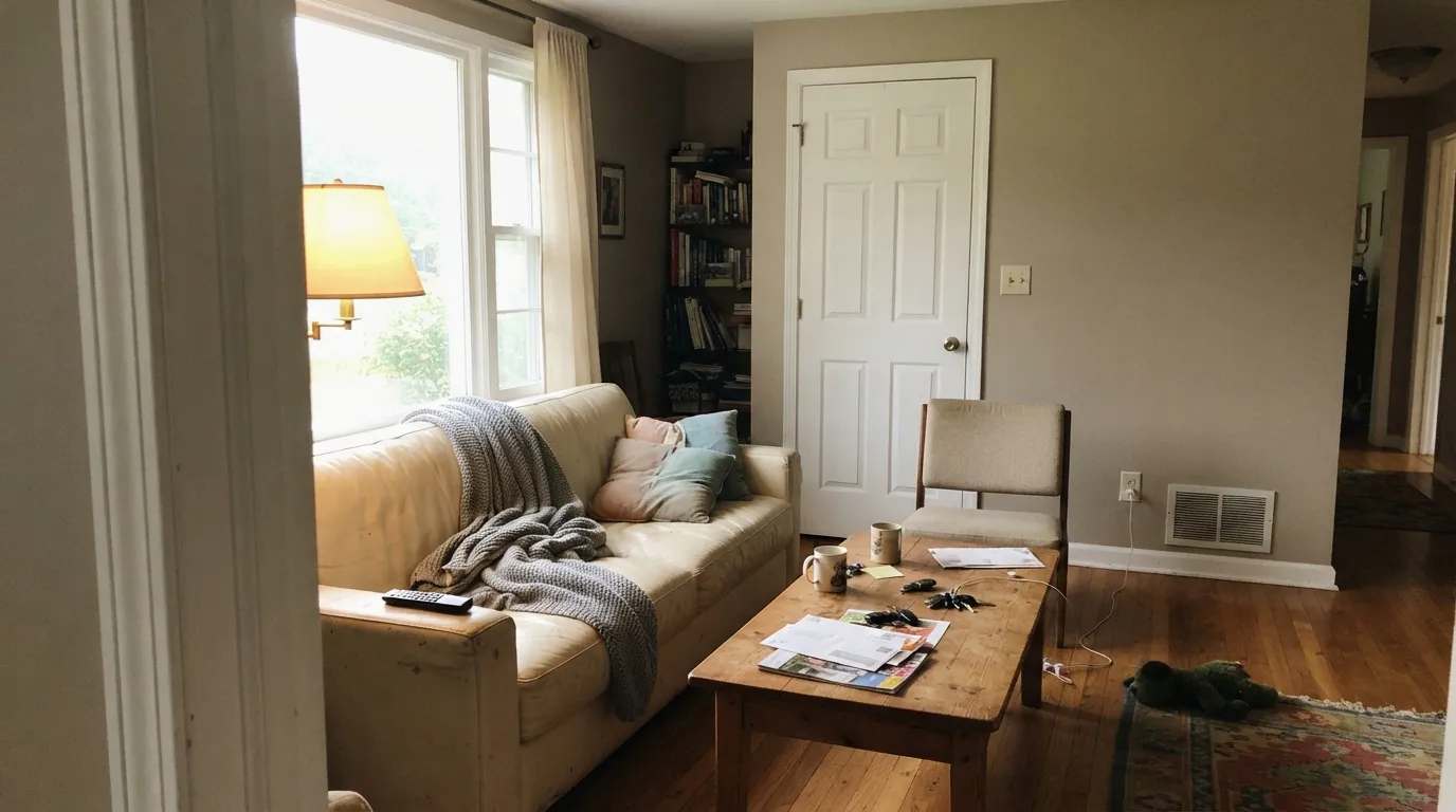 Dunn-Edwards Wooden Peg in a real room