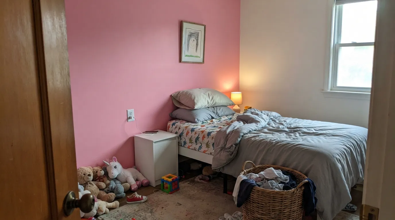 Dutch Boy Bubblegum Pink in a real room