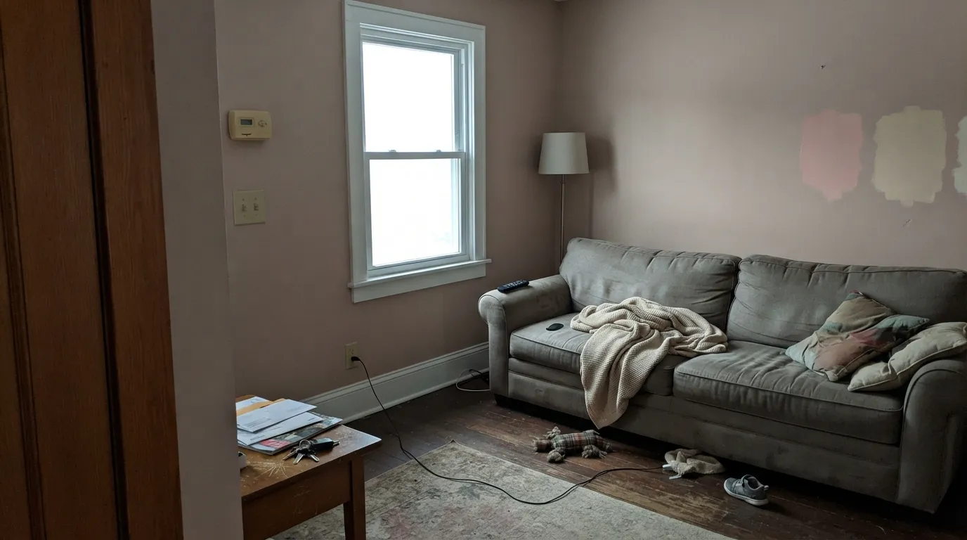 The honest shot: in cool north light Dead Salmon does not look pink — it looks drab mushroom, the exact surprise from people who bought the chip as salmon.