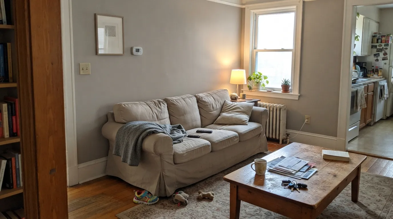 Farrow & Ball Elephant's Breath in a real room