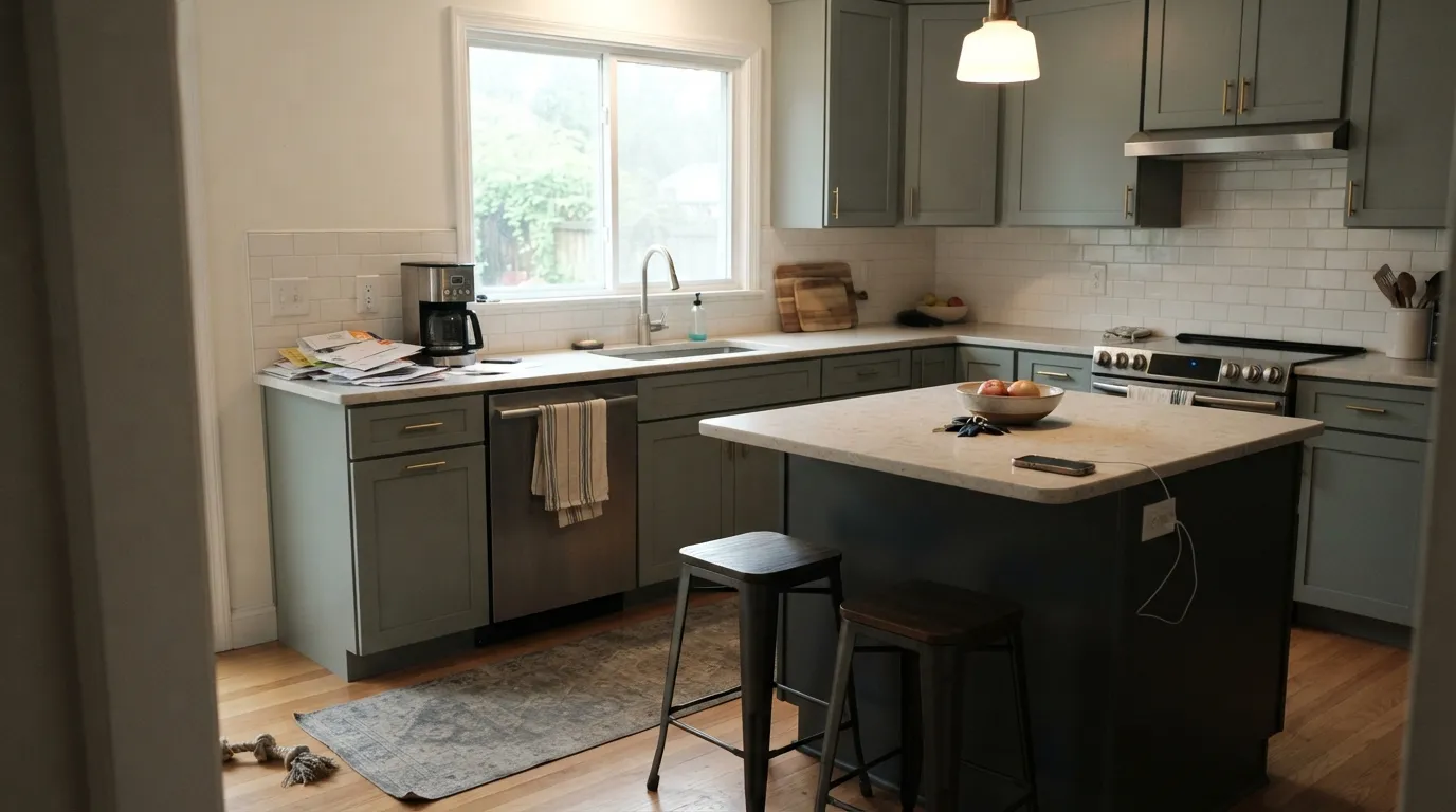 Farrow & Ball Mizzle in a real room