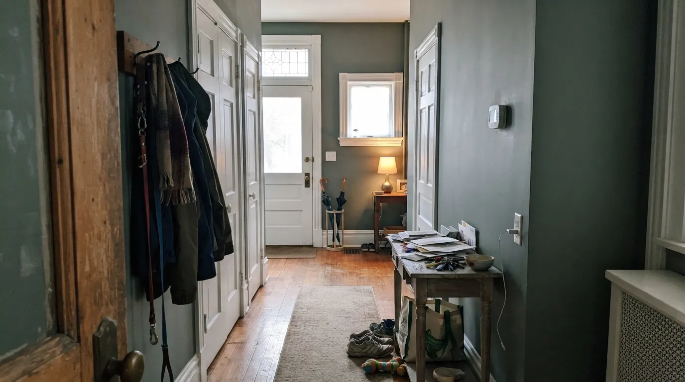 Farrow & Ball Plummett in a real room
