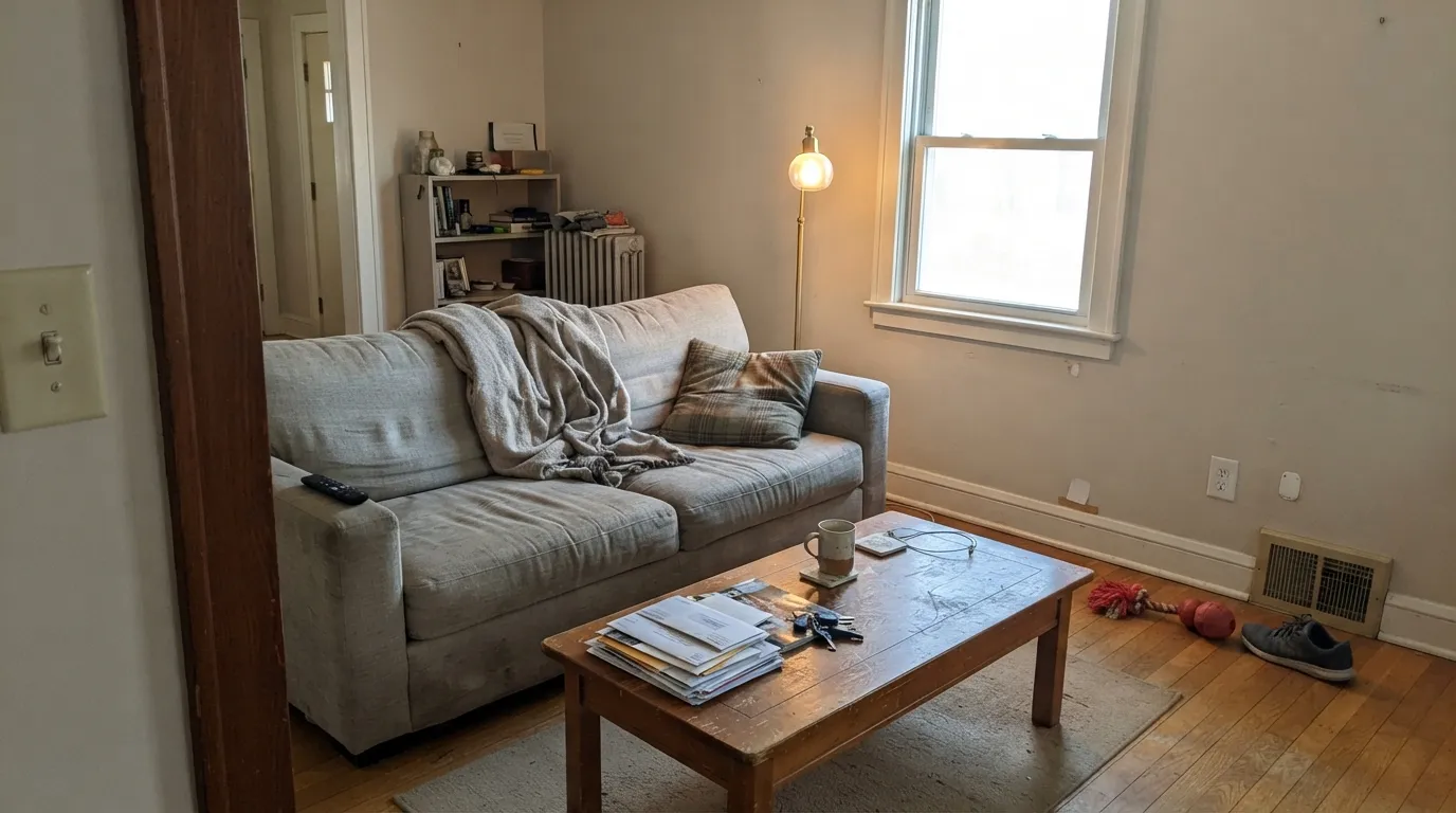 Farrow & Ball Skimming Stone in a real room