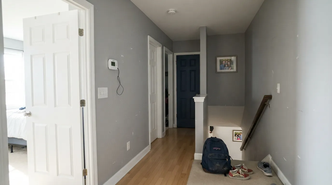 PPG / Glidden Delicate White in a real room
