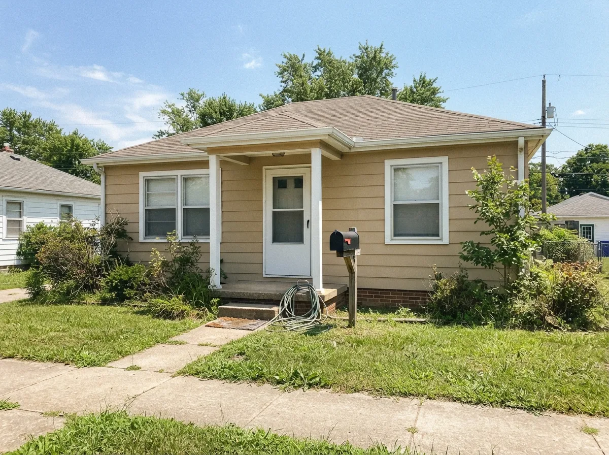 One of its most common real jobs: exterior siding. Full sun keeps the honey tone warm without going chalky.