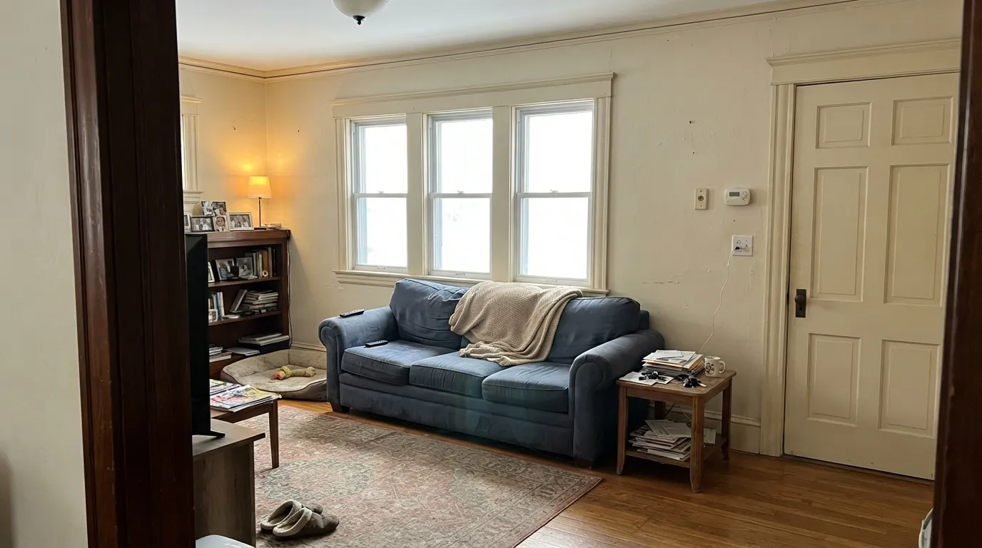 Pratt & Lambert Antique White in a real room