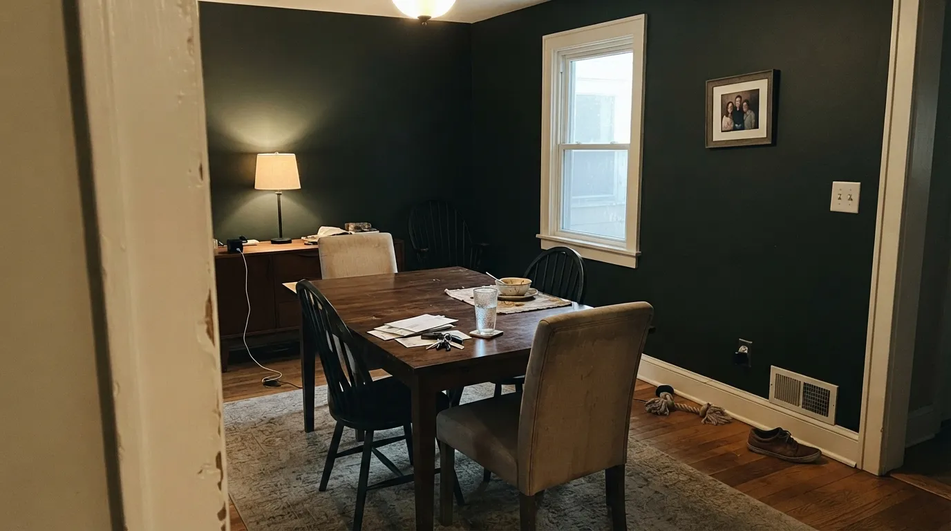 Pratt & Lambert Chalkboard in a real room