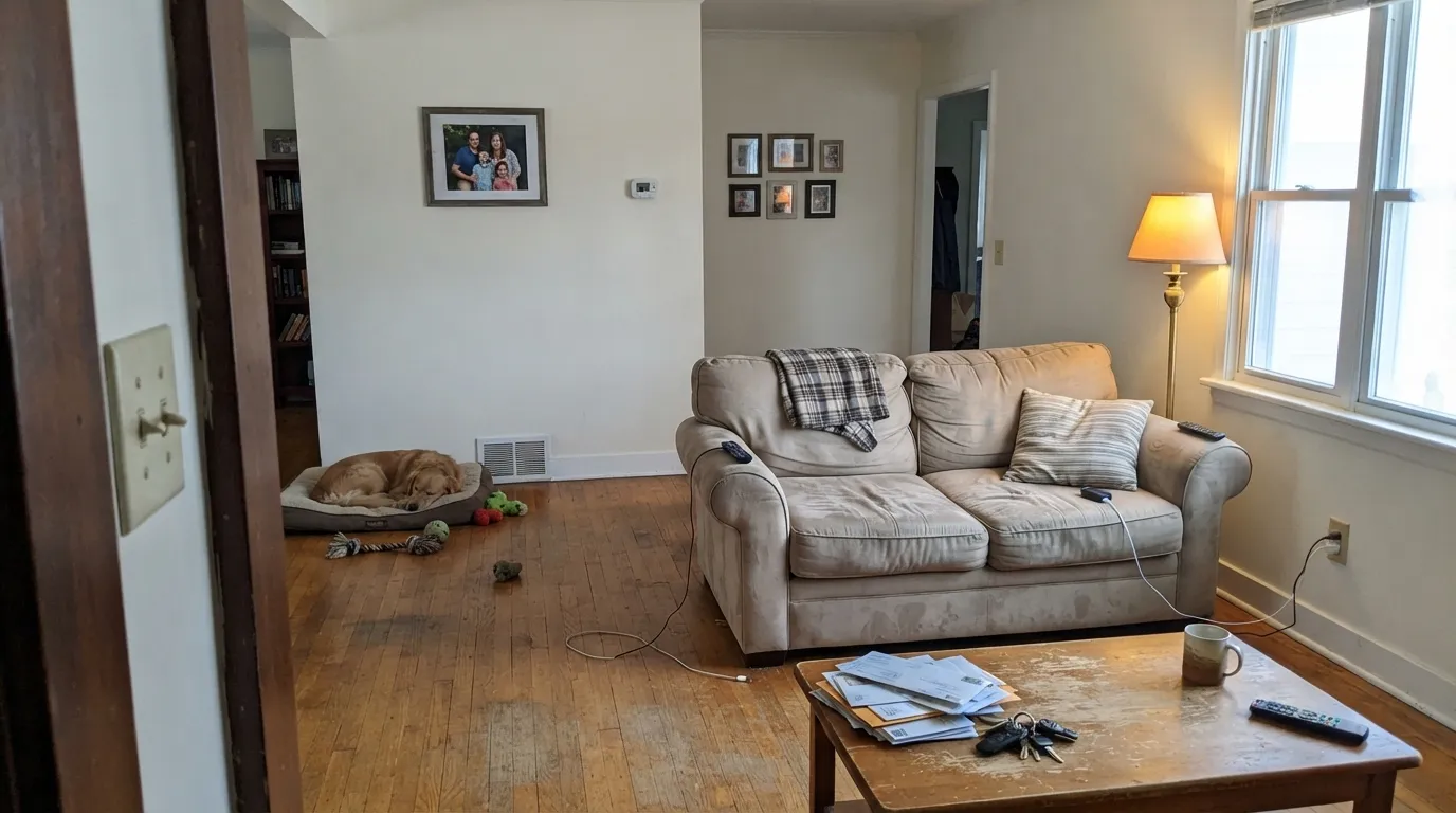 Pratt & Lambert Designer White in a real room