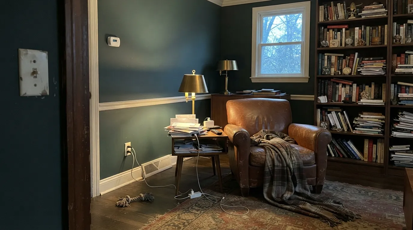 Pratt & Lambert Forest in a real room