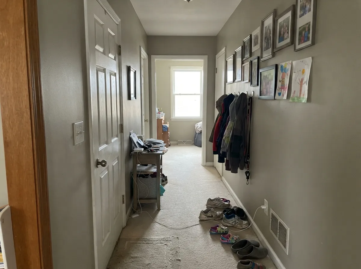 The whole-house test: hallways are where Tundra earns its keep, carrying room to room without clashing.