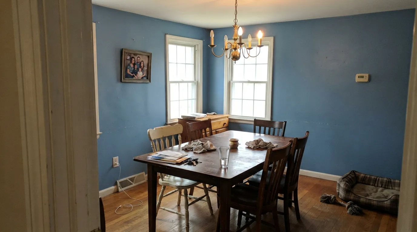 Pratt & Lambert Williamsburg Wedgwood Blue in a real room