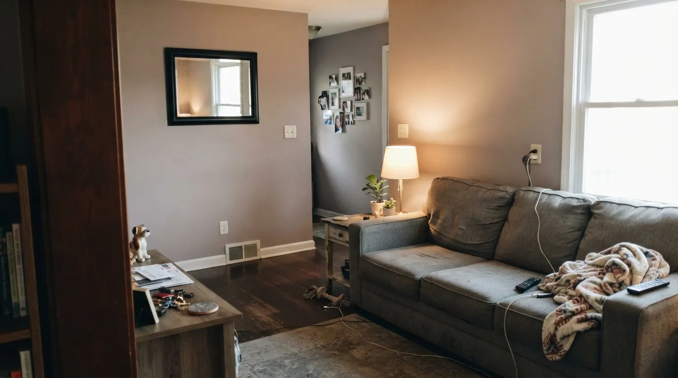 Sherwin-Williams Alpaca in a real room