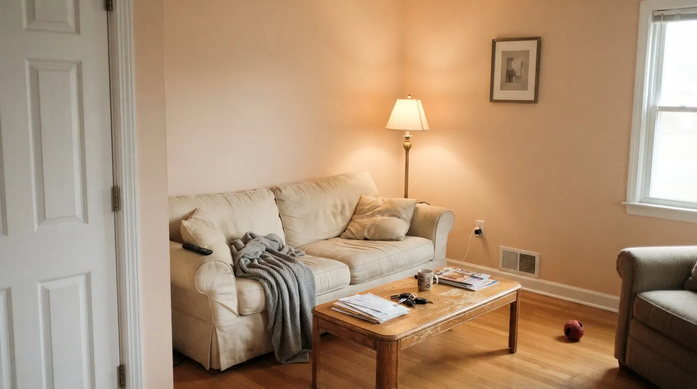 Sherwin-Williams Beige in a real room