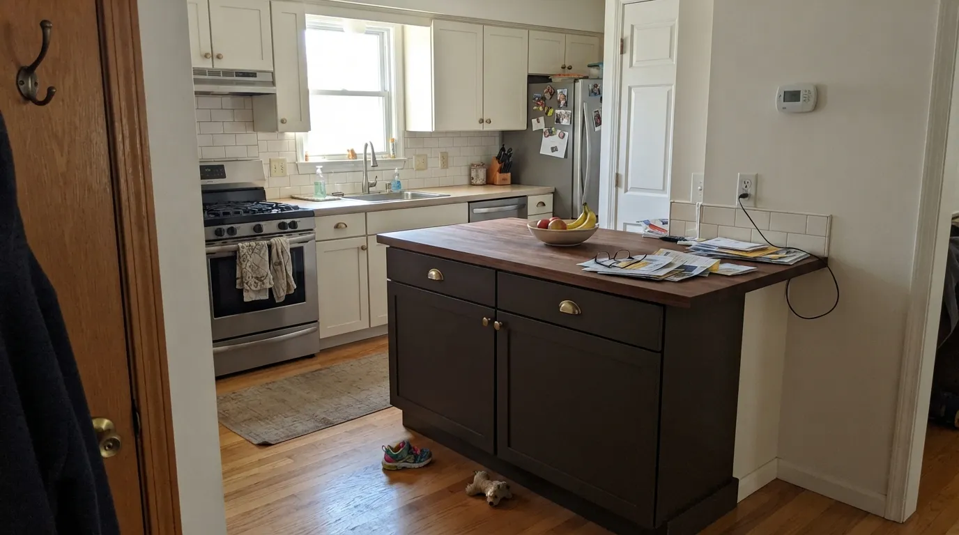 Sherwin-Williams Black Bean in a real room