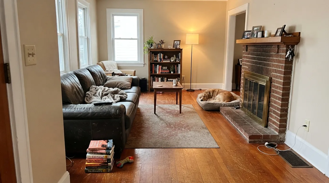 Sherwin-Williams Bungalow Beige in a real room