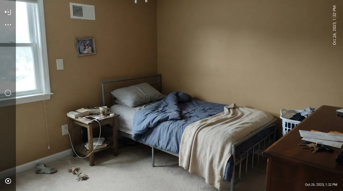 The honest shot: a dim north room with no warm light drains the gold out and leaves a flat, muddy brown — the exact situation behind the color's rare bad reviews.