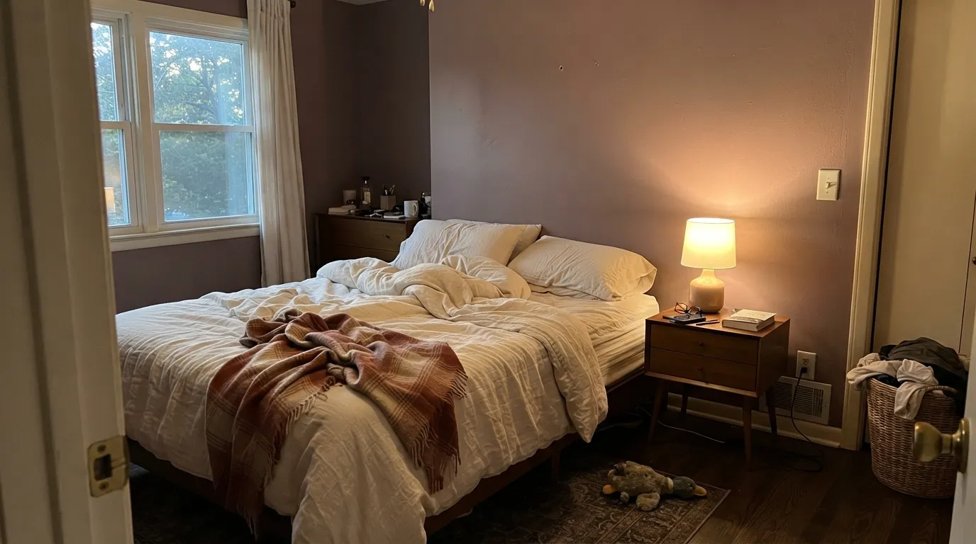 Sherwin-Williams Cocoa Berry in a real room